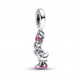 Pandora ékszer Disney Daisy kacsa függő ezüst charm 793249C01