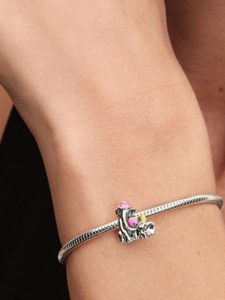 Pandora ékszer Disney Dumbo és anyukája ezüst charm 793751C01