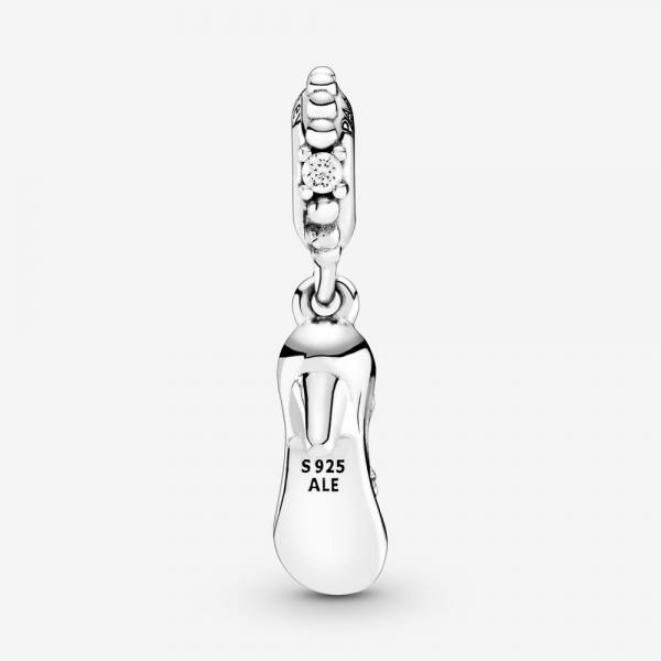 Pandora ékszer Disney Hamupipőke üvegcipő és egerek ezüst charm 799192C01