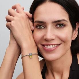 Pandora ékszer Disney Hófehérke Kuka törpe ezüst charm 793749C01