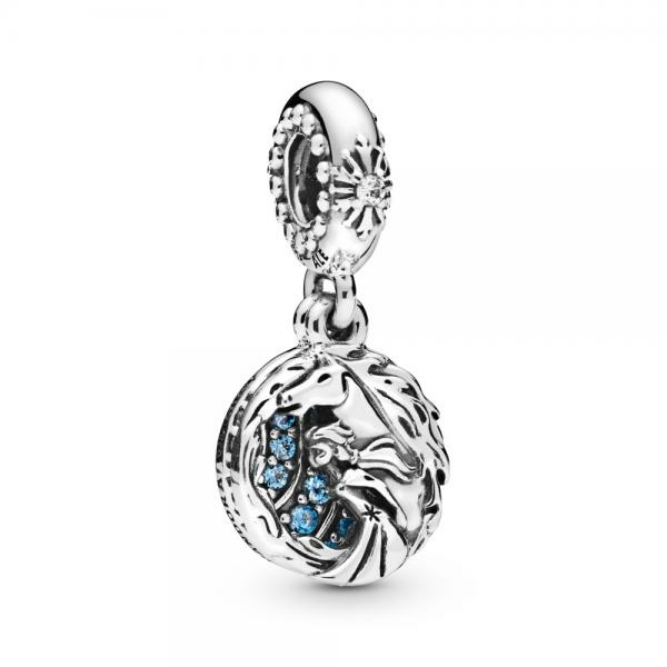 Pandora ékszer Disney Jégvarázs Elza és Nokk függő charm 798456C01