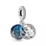 Pandora ékszer Disney Jégvarázs Olaf függő ezüst charm 799638C01