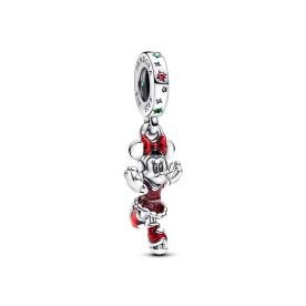 Pandora ékszer Disney korcsolyázó Minnie egér függő ezüst charm 793530C01