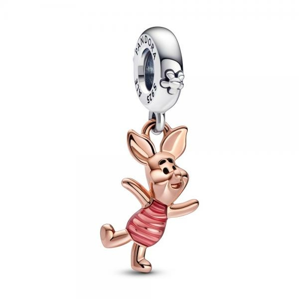 Pandora ékszer Disney Malacka függő rozé charm 782208C01