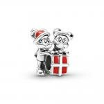 Pandora ékszer Disney Mickey és Minnie ajándékkal charm 799194C01