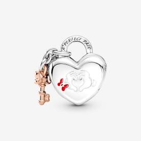 Pandora ékszer Disney Mickey és Minnie egér lakat charm 780109C01