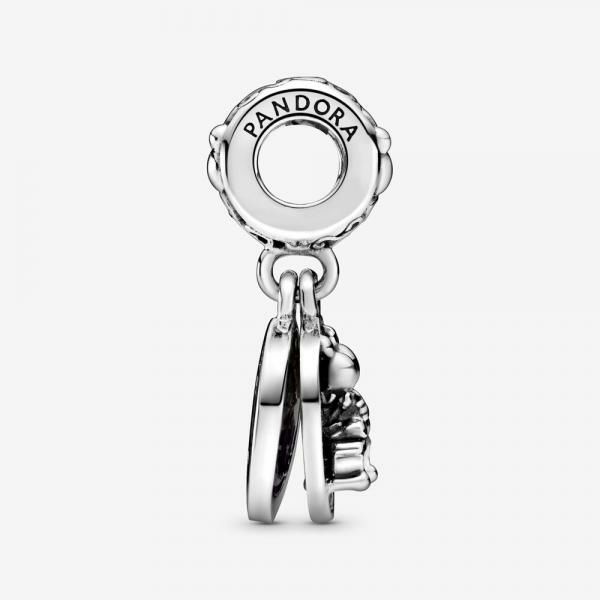 Pandora ékszer Disney Mickey és Minnie függő charm 798866C01