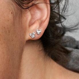 Pandora ékszer Disney Mickey és Minnie fülbevaló 299258C01