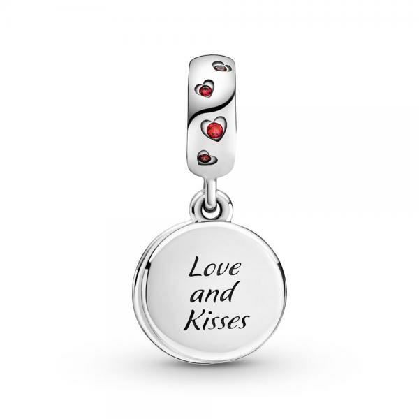 Pandora ékszer Disney Mickey és Minnie szerelem és csókok ezüst charm 799298C01