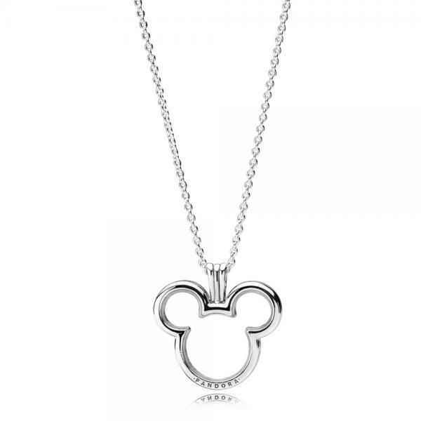 Pandora ékszer Disney Mickey lebegő medál nyaklánccal 397177