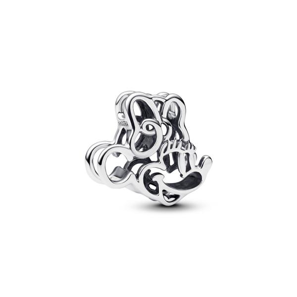 Pandora ékszer Disney Minnie egér áttört ezüst charm 793908C00