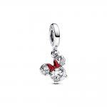 Pandora ékszer Disney Minnie egér sziluett piros masnival charm 793533C01