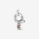 Pandora ékszer Disney piros nadrágos Mickey charm 798905C01