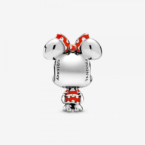 Pandora ékszer Disney piros ruhás Minnie charm 798880C02