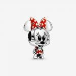 Pandora ékszer Disney piros ruhás Minnie charm 798880C02