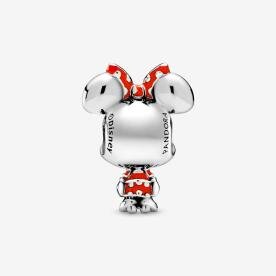 Pandora ékszer Disney piros ruhás Minnie charm 798880C02