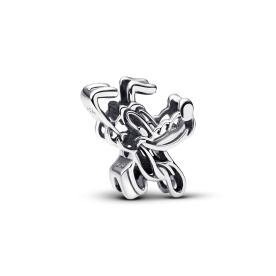 Pandora ékszer Disney Plútó áttört ezüst charm 793911C00