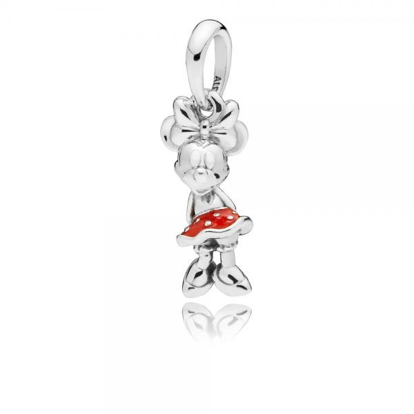 Pandora ékszer Disney pöttyös Minnie egér függő charm 397768EN09