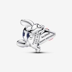 Pandora ékszer Disney Stich és a szülinapi torta ezüst charm 793189C01