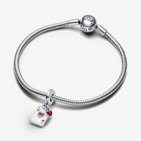 Pandora ékszer Disney Szívek királynője dupla függő charm 793420C01