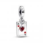 Pandora ékszer Disney Szívek királynője dupla függő charm 793420C01
