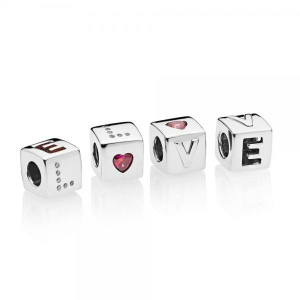 Pandora ékszer Dobókocka ezüst charm 797811CZR