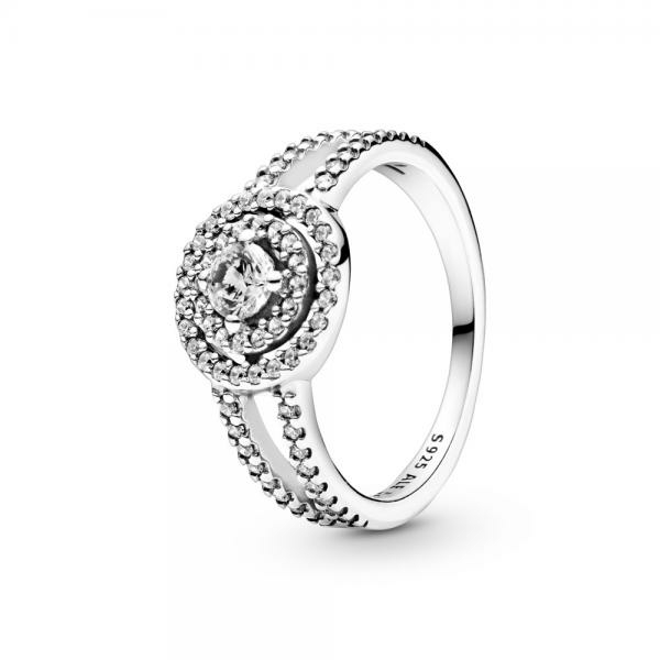 Pandora ékszer Dupla kör ezüst gyűrű 