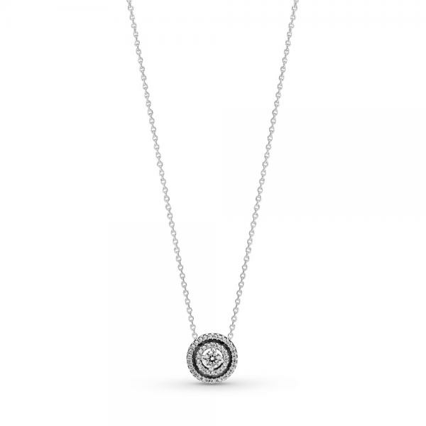 Pandora ékszer Dupla kör ezüst nyaklánc 399414C01-45