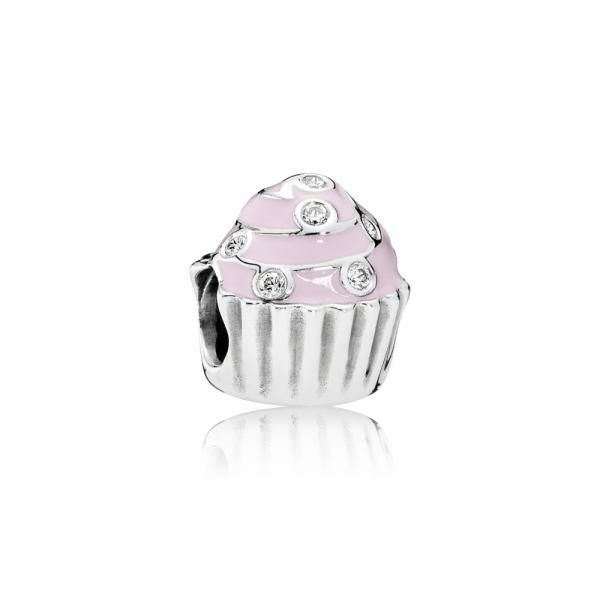 Pandora ékszer Édes cupcake ezüst charm 791891EN68