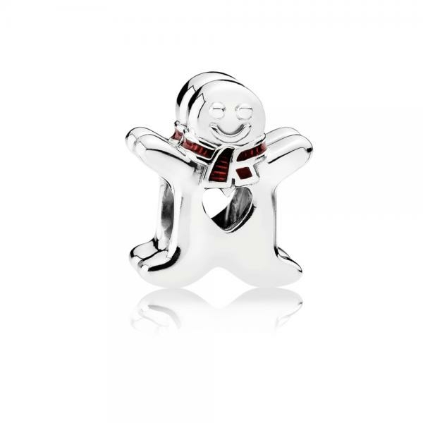 Pandora ékszer Édes mézeskalács figura ezüst charm 792002EN07