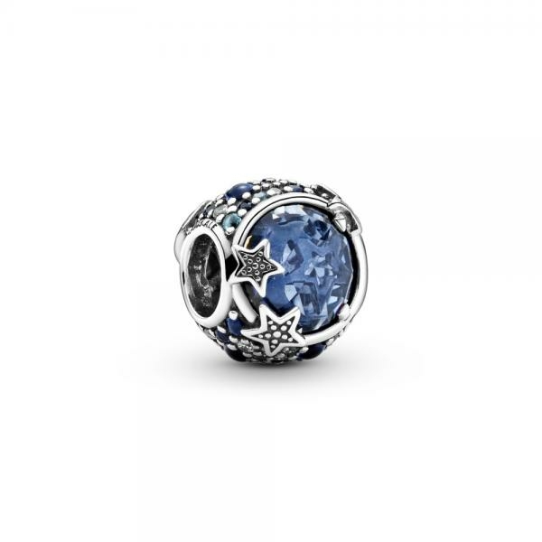 Pandora ékszer Égen a csillagok ezüst charm 799209C01