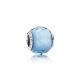 Pandora ékszer Égkék fazettált kristály ezüst charm 791722NBS