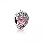 Pandora ékszer Eper pávé ezüst charm 791899CZR
