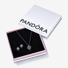 Pandora ékszer Északi csillag ezüst ékszer szett PSZ79