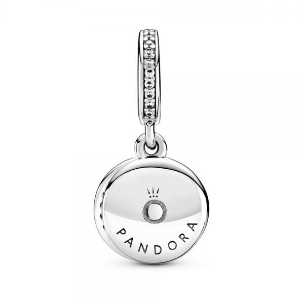 Pandora ékszer Ezüst függő charm piros kövekkel 799186C03