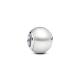 Pandora ékszer Fehér gömb ezüst charm 793781C01