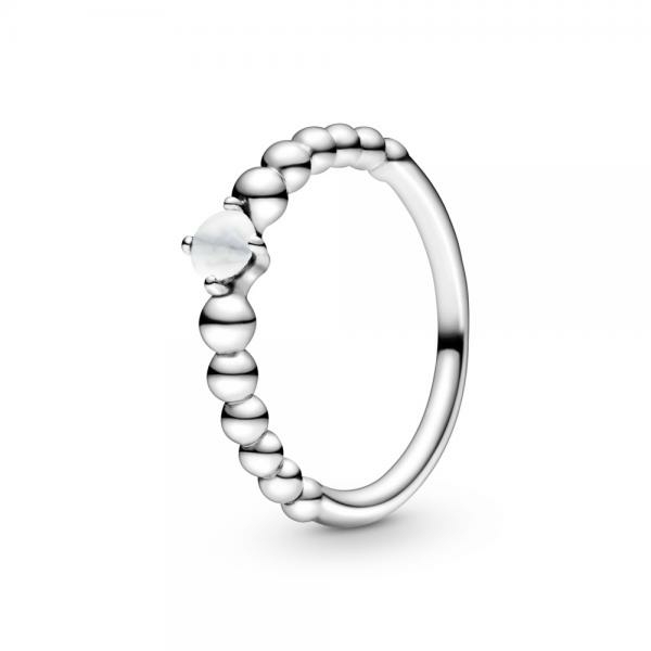 Pandora ékszer Fehér gyöngyös gyűrű 