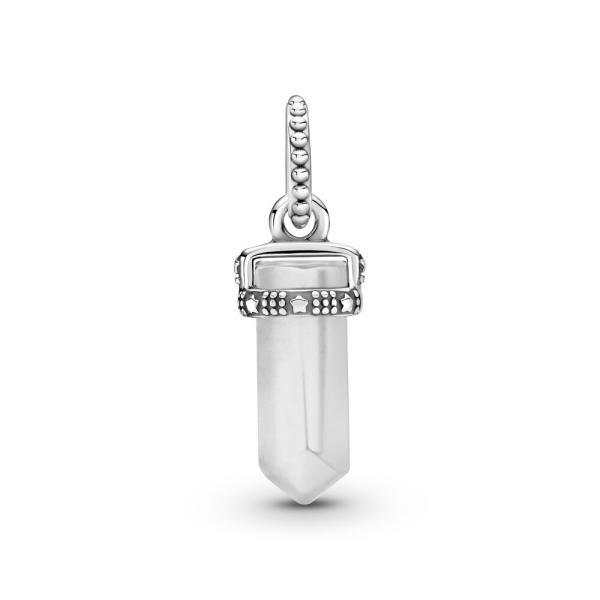 Pandora ékszer Fehér kristály amulett 399185C03