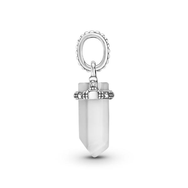 Pandora ékszer Fehér kristály amulett 399185C03