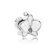 Pandora ékszer Fehér orchidea charm tűzzománccal 792074EN12
