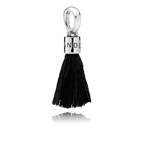 Pandora ékszer Fekete bojt medál 797212CBK