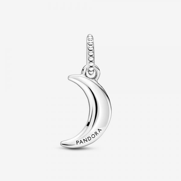 Pandora ékszer Félhold gyöngyös ezüst medál 399184C01