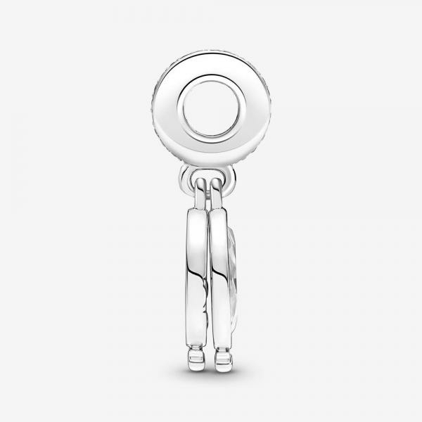 Pandora ékszer Felnagyított csillag dupla függő ezüst charm 799640C01