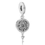 Pandora ékszer Fenséges kulcs ezüst charm 797660CZ