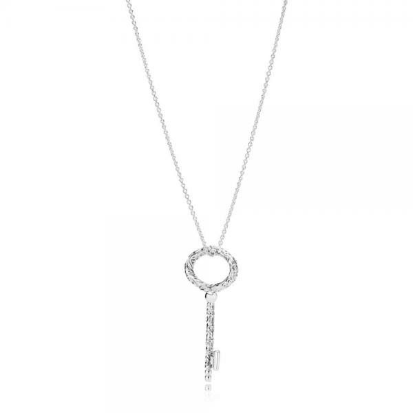 Pandora ékszer Fenséges kulcs ezüst nyaklánc 397676-90
