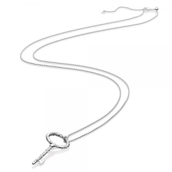 Pandora ékszer Fenséges kulcs ezüst nyaklánc 397676-90