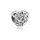Pandora ékszer Fenséges szív ezüst charm 797672