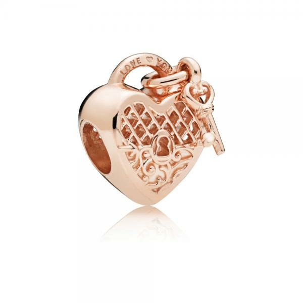 Pandora ékszer Fénylő szerelemlakat rozé charm 787655