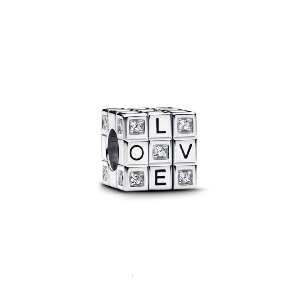 Pandora ékszer Forgatható játékkocka ezüst charm 793672C01