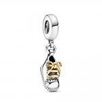Pandora ékszer Függő kiscipő bicolor charm 799075C00